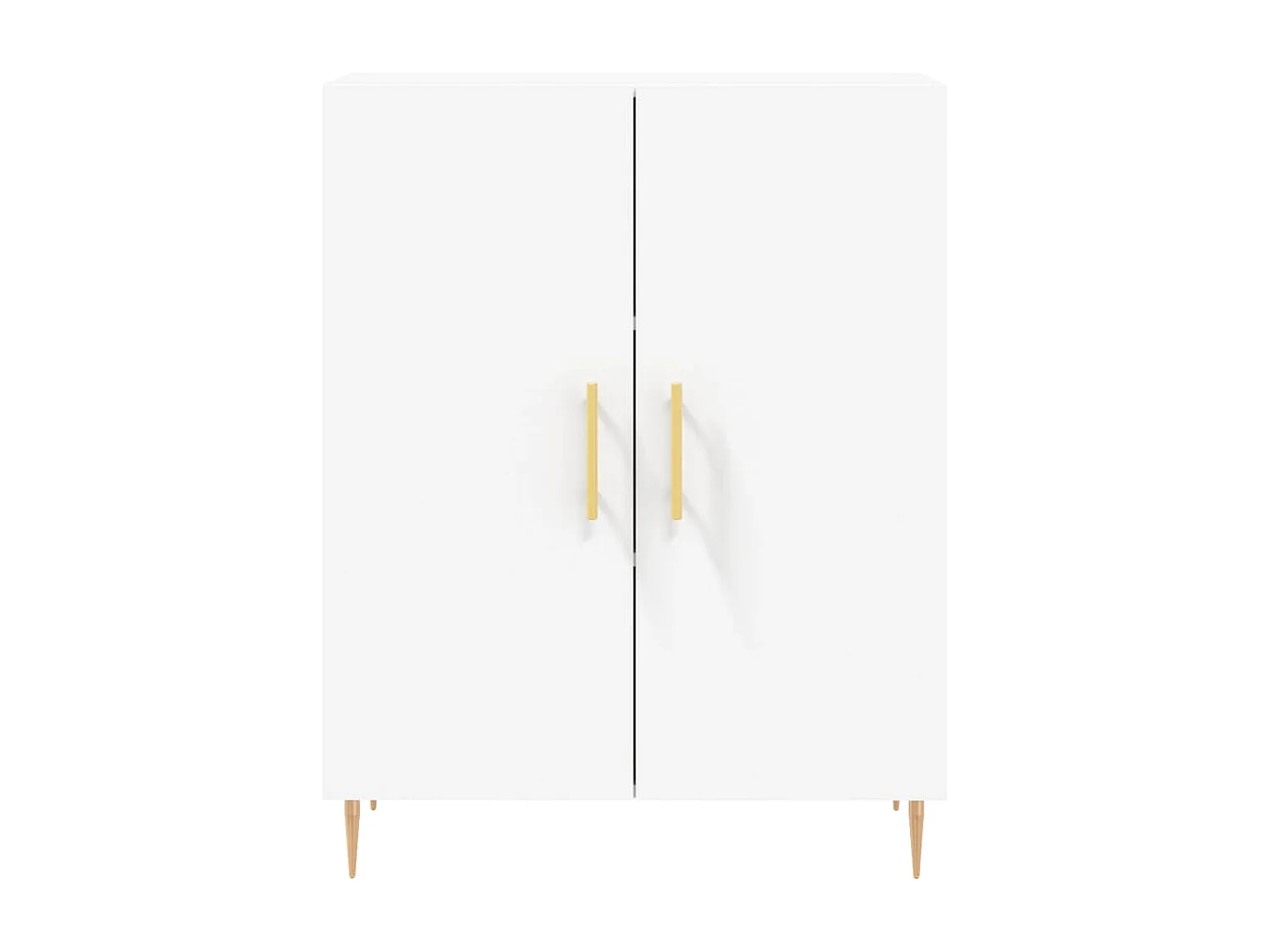 Buffet blanc 69,5x34x90 cm bois d'ingénierie