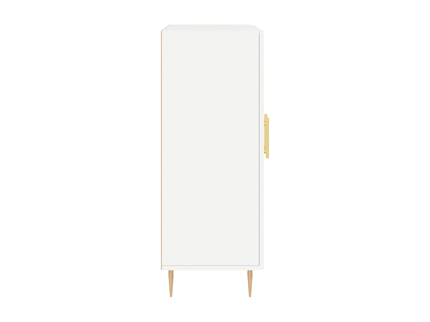 Buffet blanc 69,5x34x90 cm bois d'ingénierie