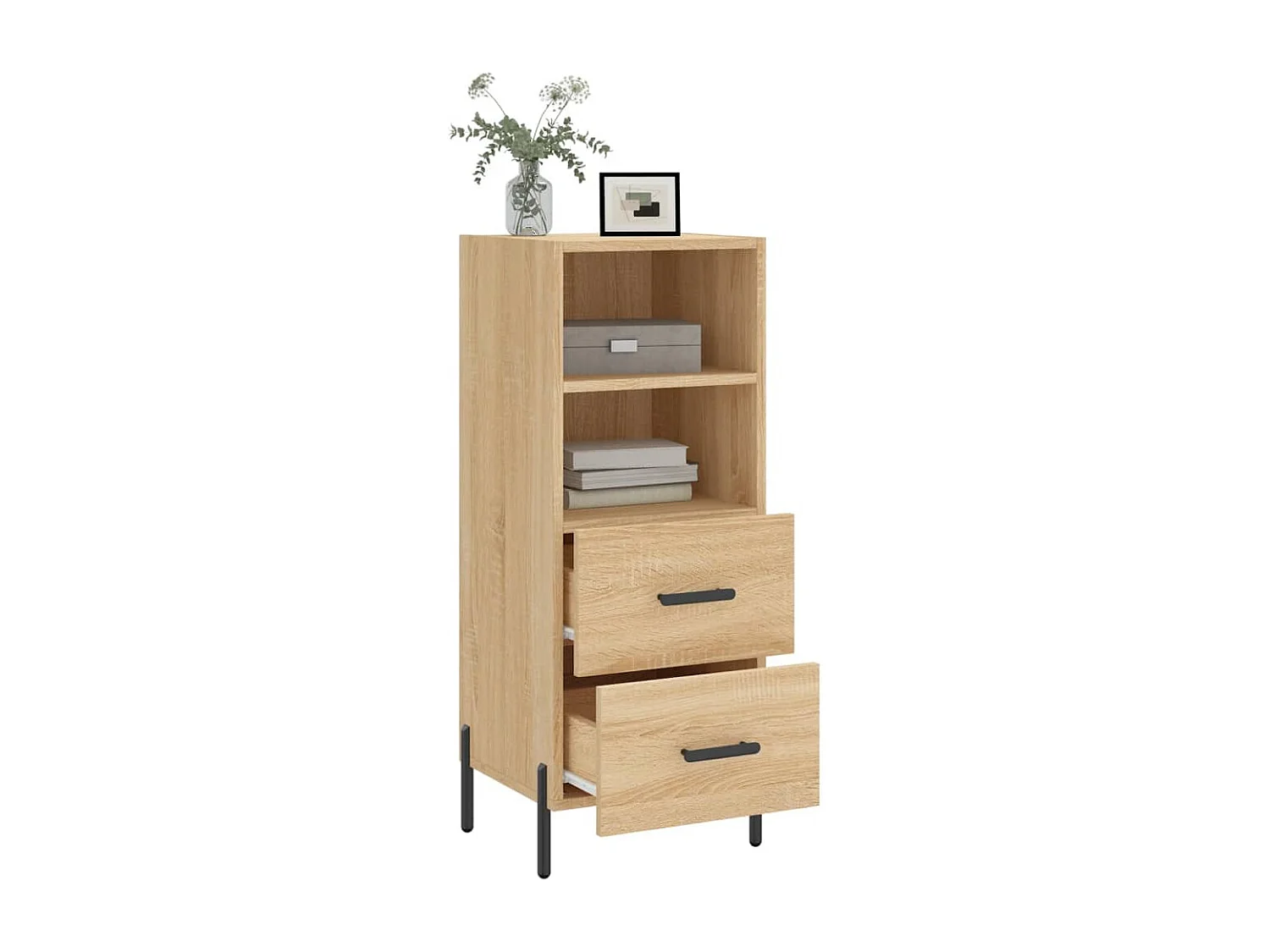 Buffet Chêne sonoma 34,5x34x90 cm Bois d'ingénierie