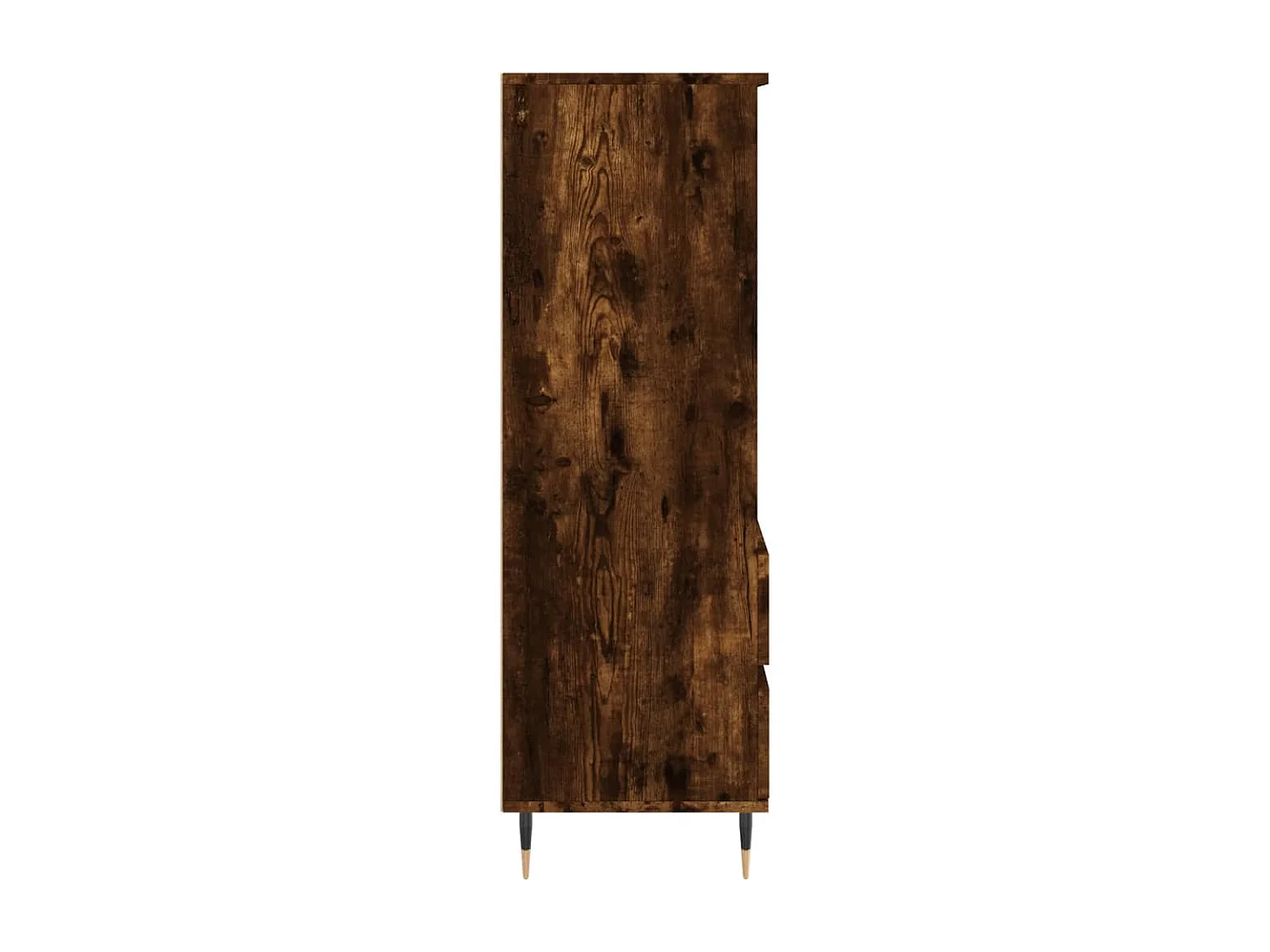 Buffet haut Chêne fumé 40x36x110 cm Bois d'ingénierie