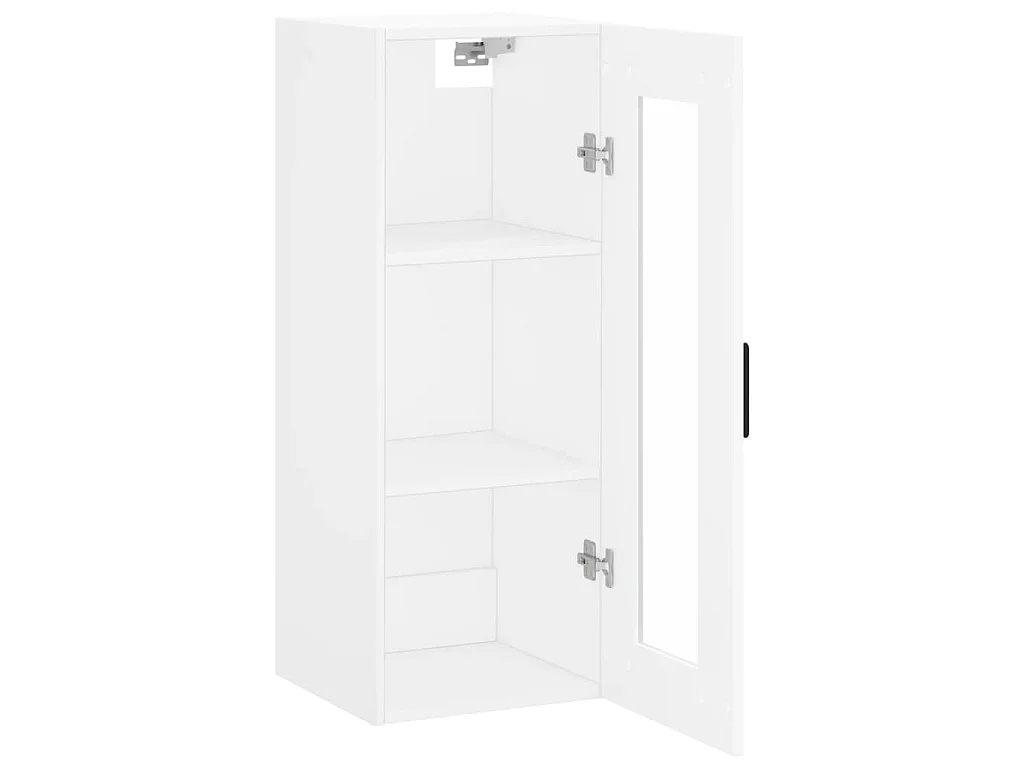 Armoire murale blanc 34,5x34x90 cm