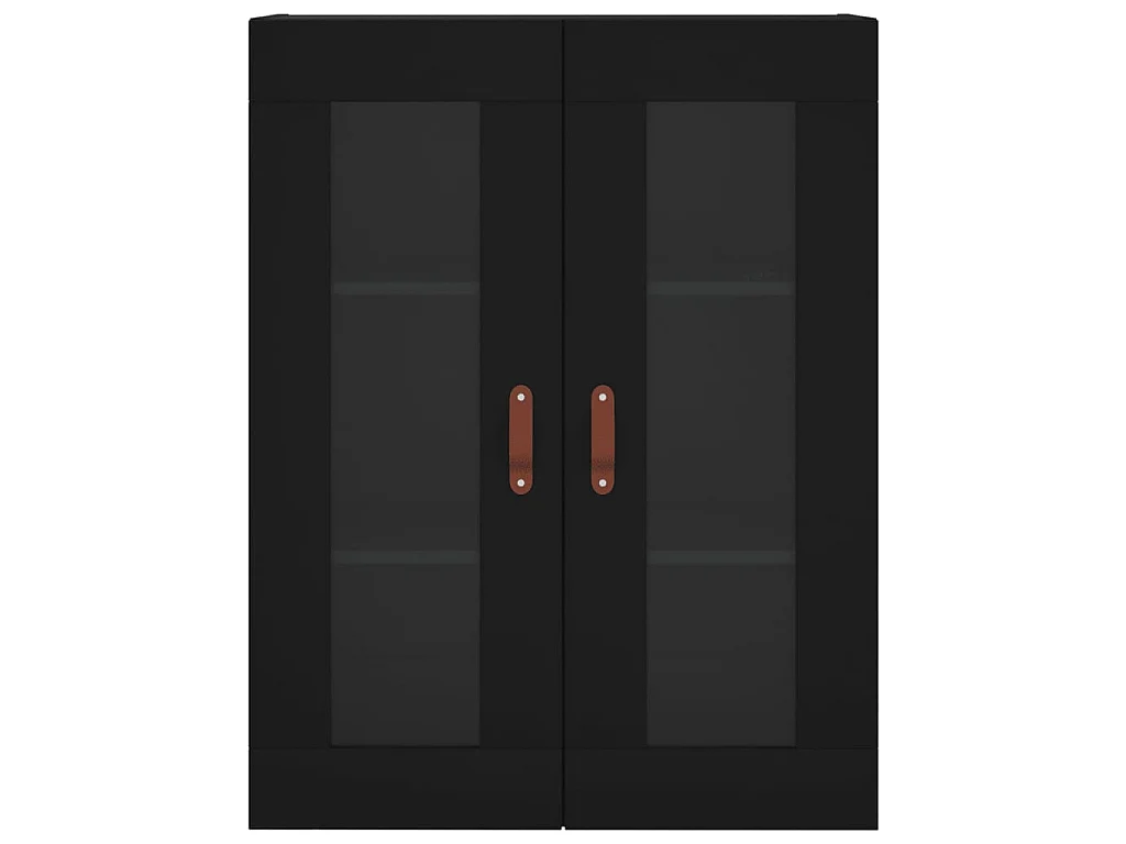 Wandschrank Schwarz 69,5x34x90 cm