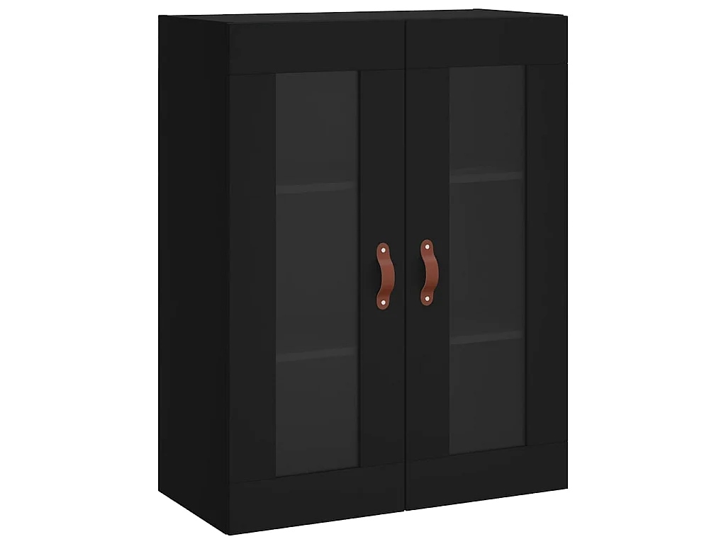 Armoire murale noir 69,5x34x90 cm