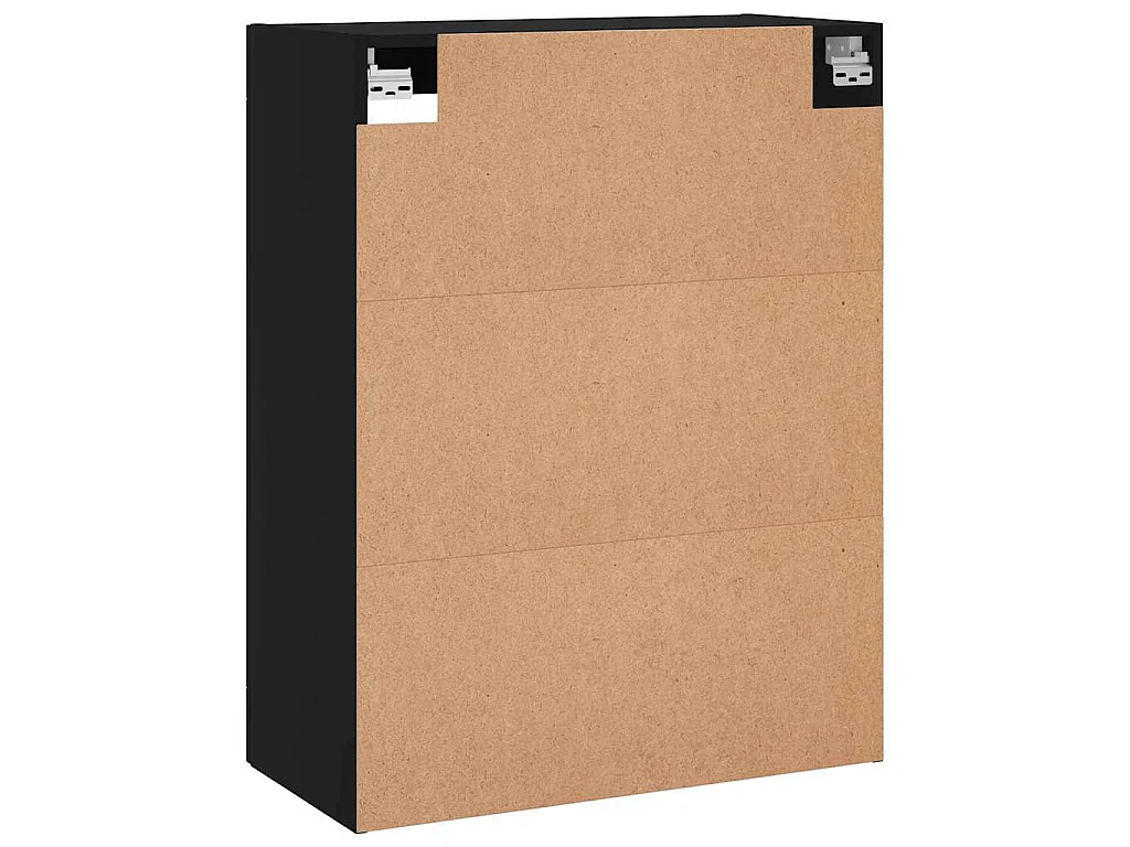 Armoire murale noir 69,5x34x90 cm