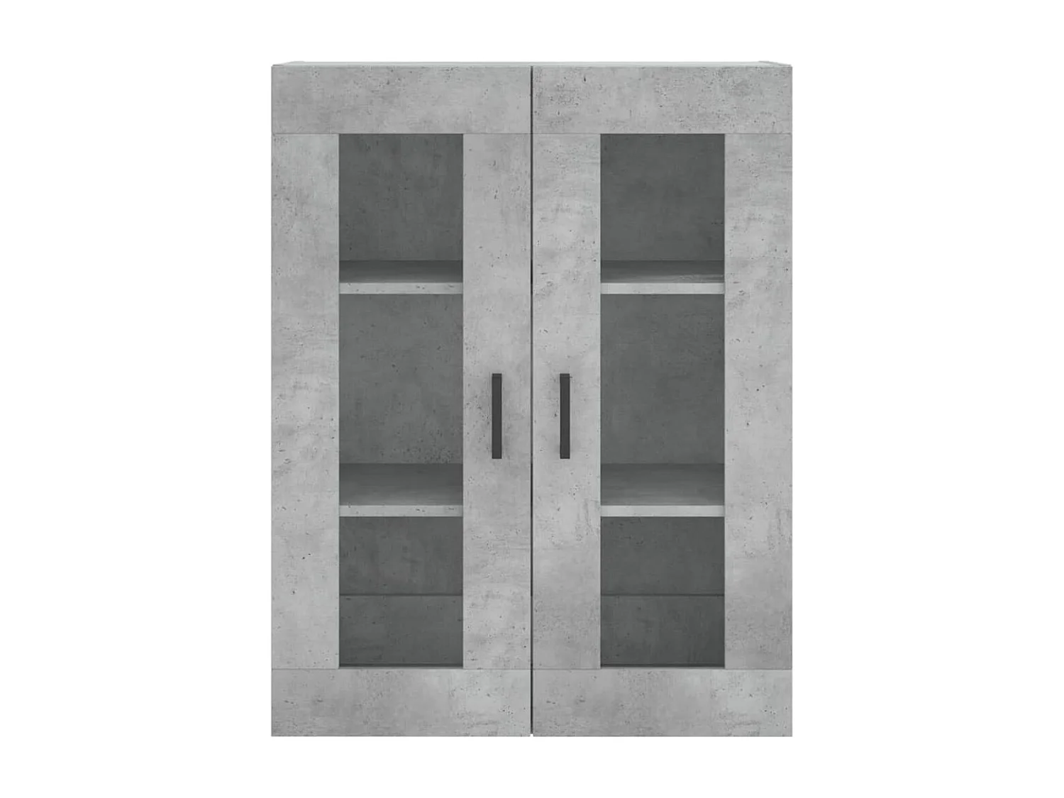 Armoire murale gris béton 69,5x34x90 cm