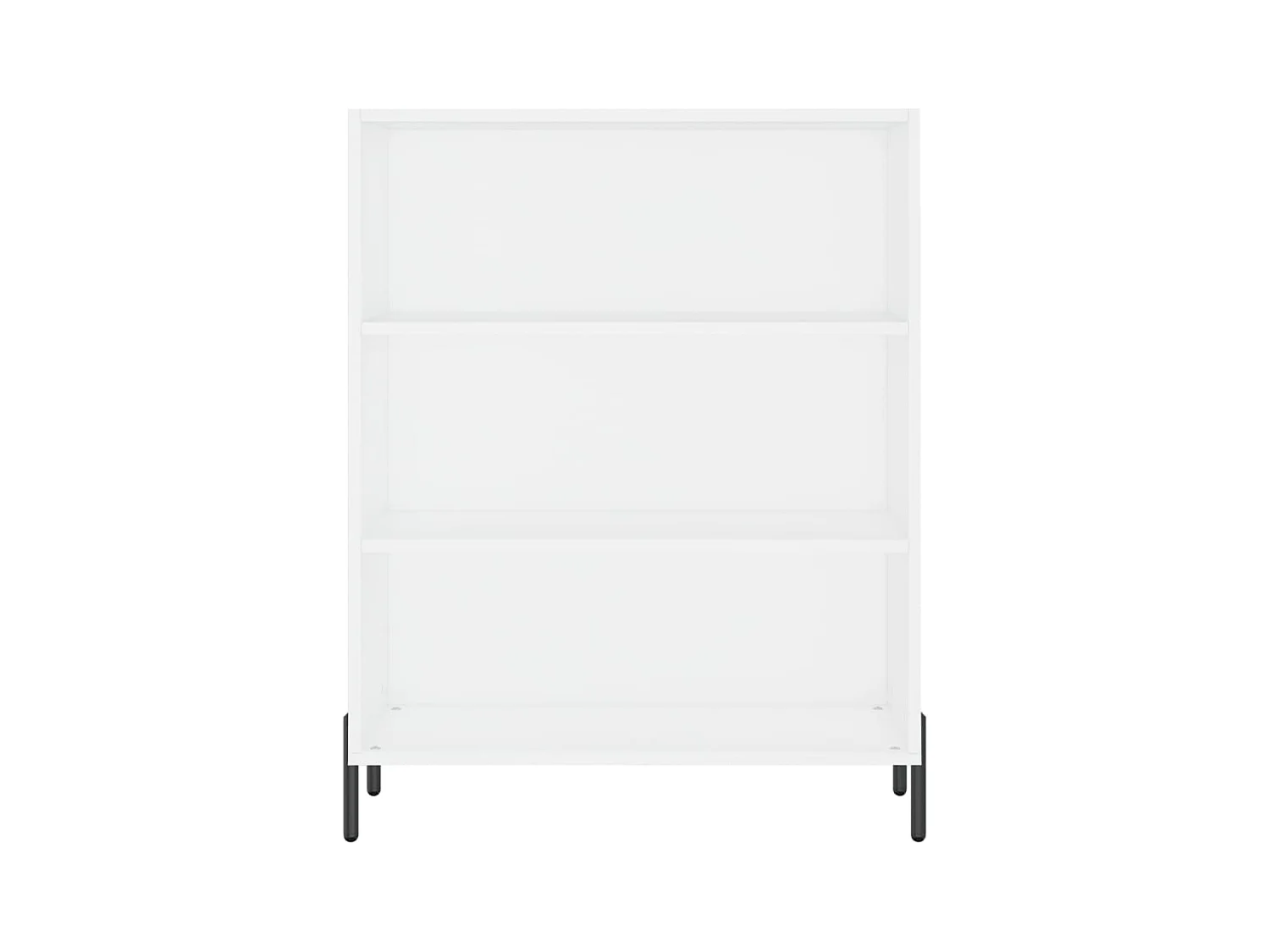 Scaffale Bianco 69,5x32,5x90 cm in Legno Multistrato