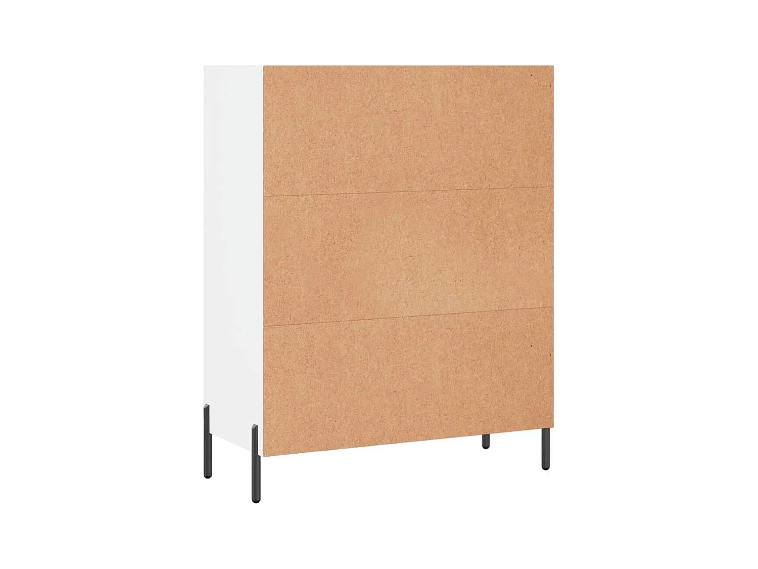 Scaffale Bianco 69,5x32,5x90 cm in Legno Multistrato