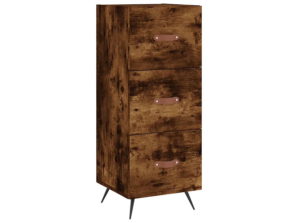 Sideboard Räuchereiche 34,5x34x90 cm Holzwerkstoff