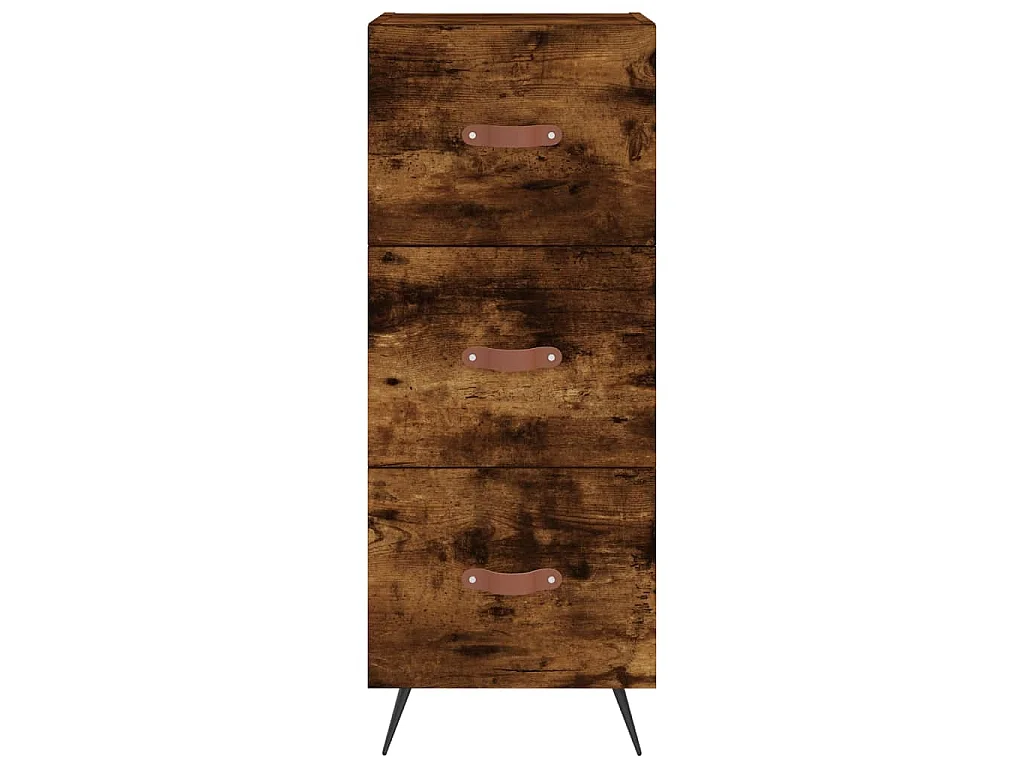 Sideboard Räuchereiche 34,5x34x90 cm Holzwerkstoff