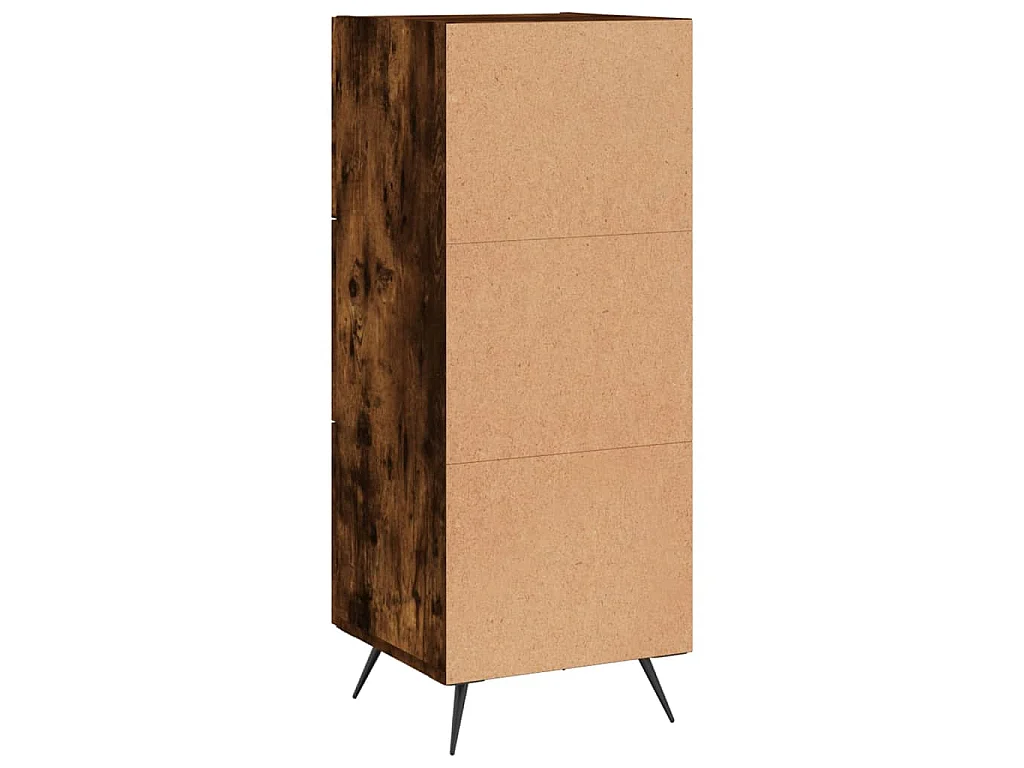 Sideboard Räuchereiche 34,5x34x90 cm Holzwerkstoff