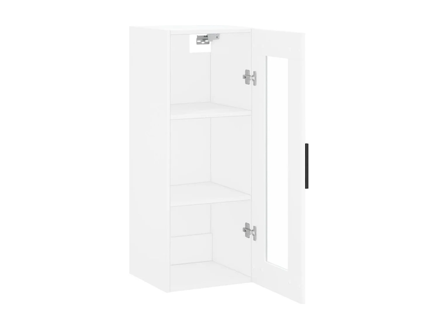 Armoire murale blanc 34,5x34x90 cm