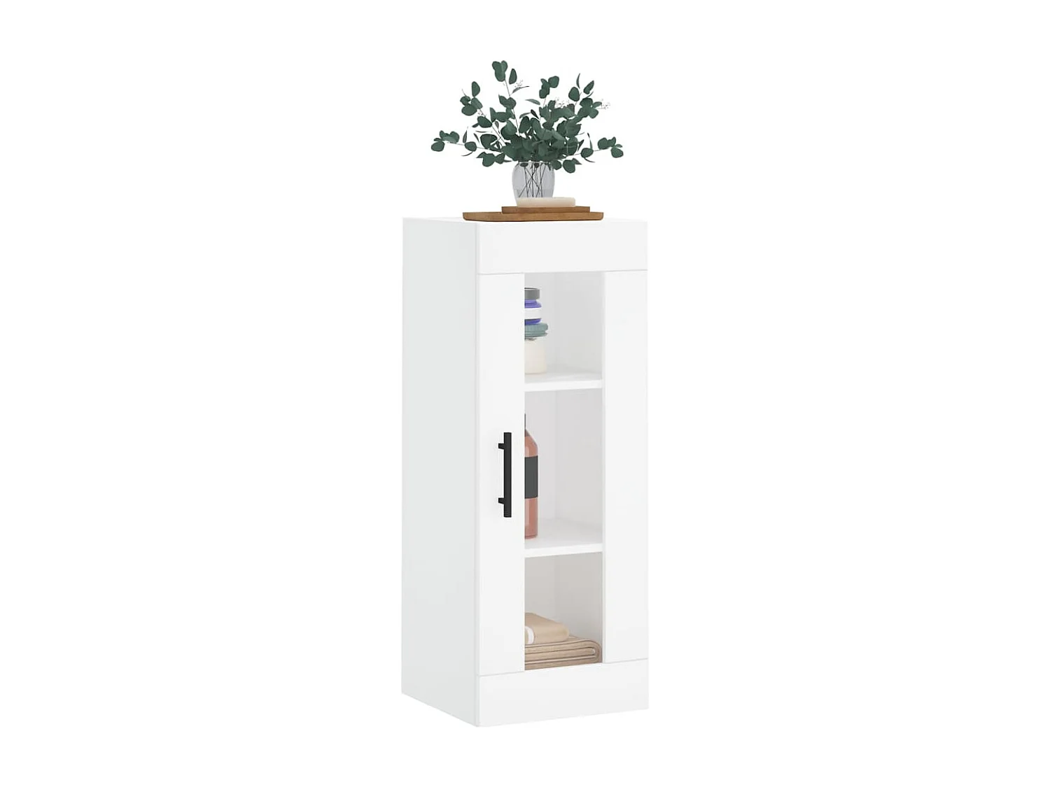 Mobile a Parete Bianco 34,5x34x90 cm