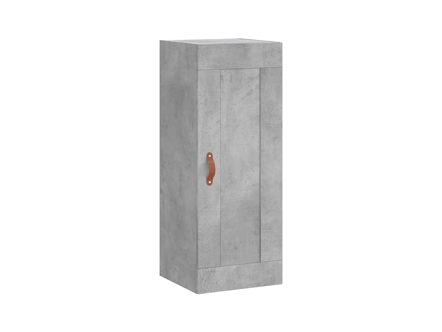 Highboard Betongrau 34,5x34x180 cm Holzwerkstoff