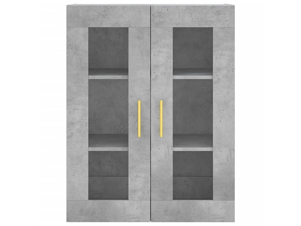 Bovenkast 69,5x34x90 cm betongrijs