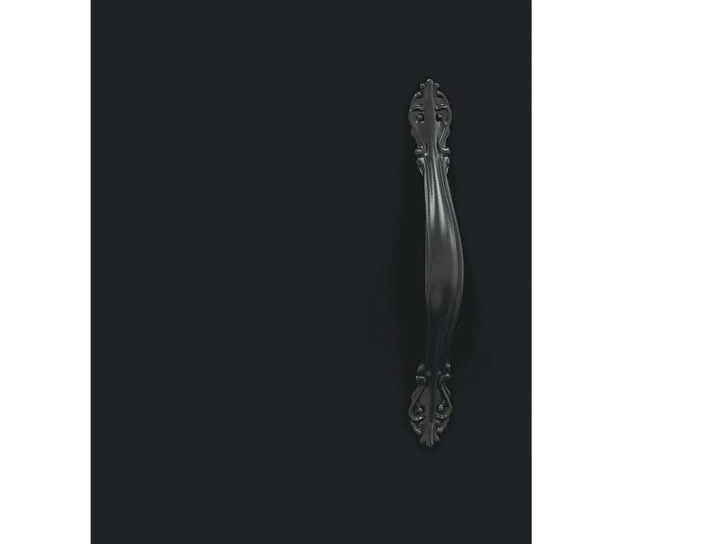 Buffet noir 69,5x34x90 cm bois d'ingénierie