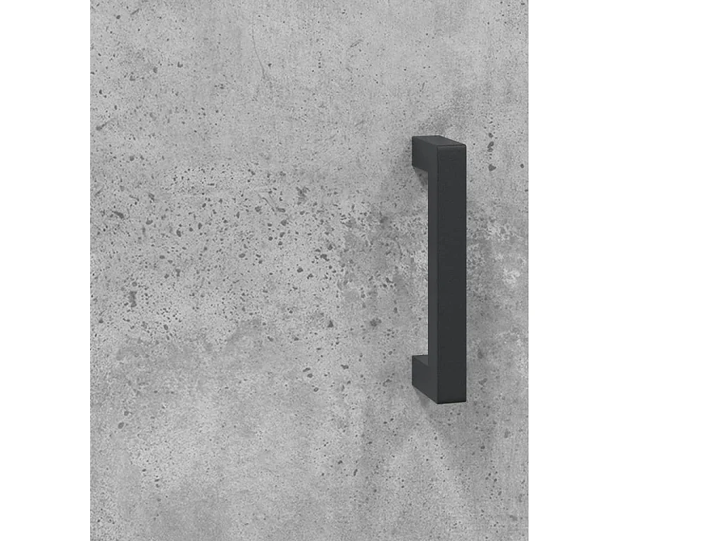 Credenza Grigio Cemento 69,5x34x90 cm in Legno Multistrato