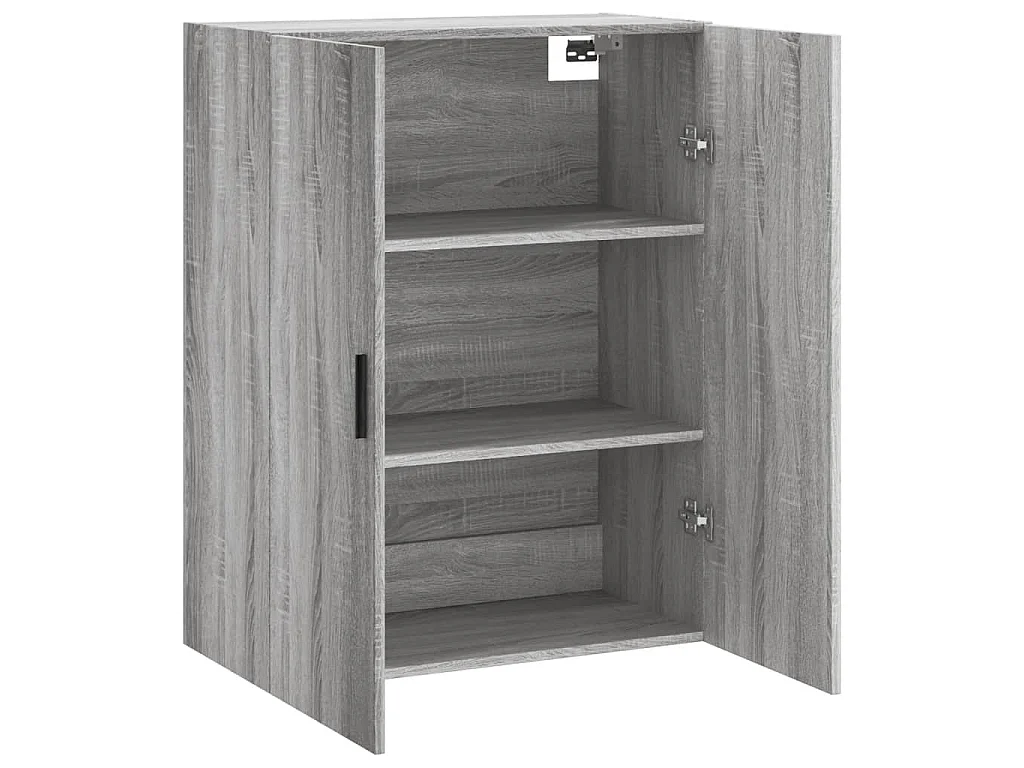 Armoire murale sonoma gris 69,5x34x90 cm