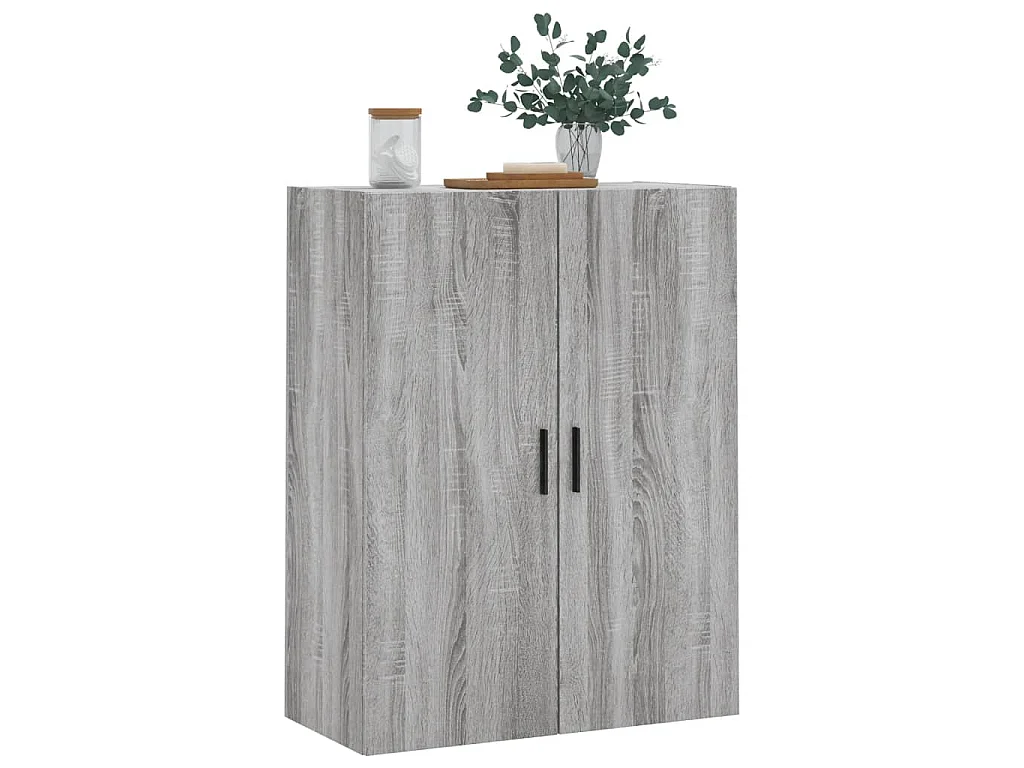 Armoire murale sonoma gris 69,5x34x90 cm