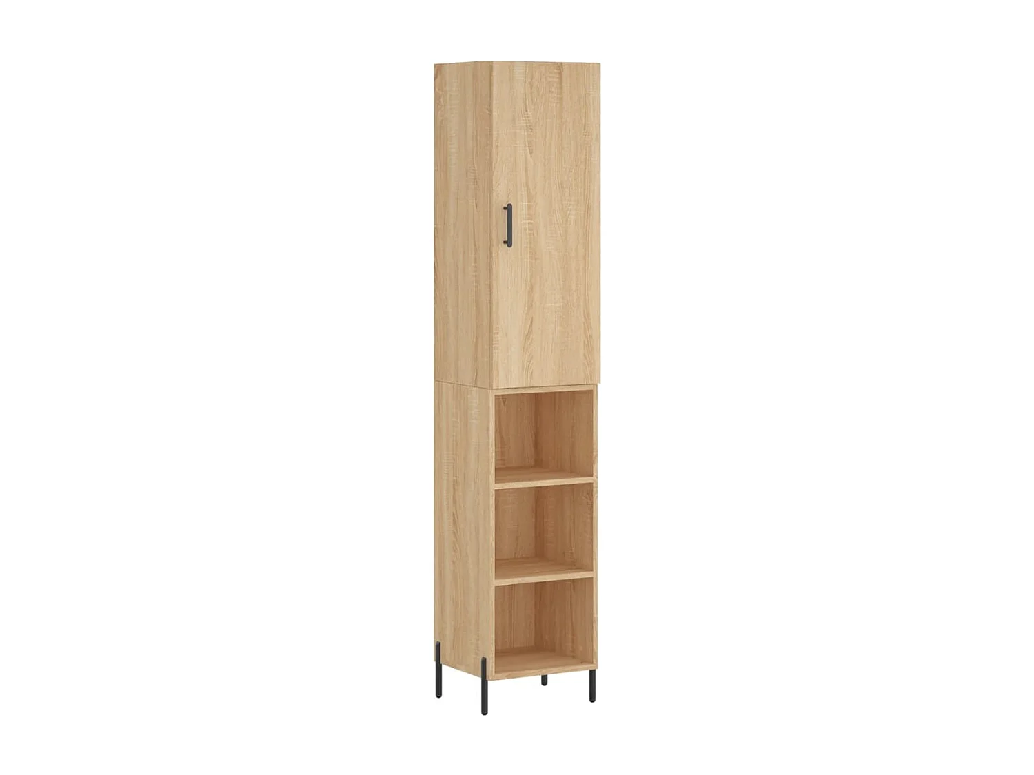 Buffet haut Chêne sonoma 34,5x34x180 cm Bois d'ingénierie
