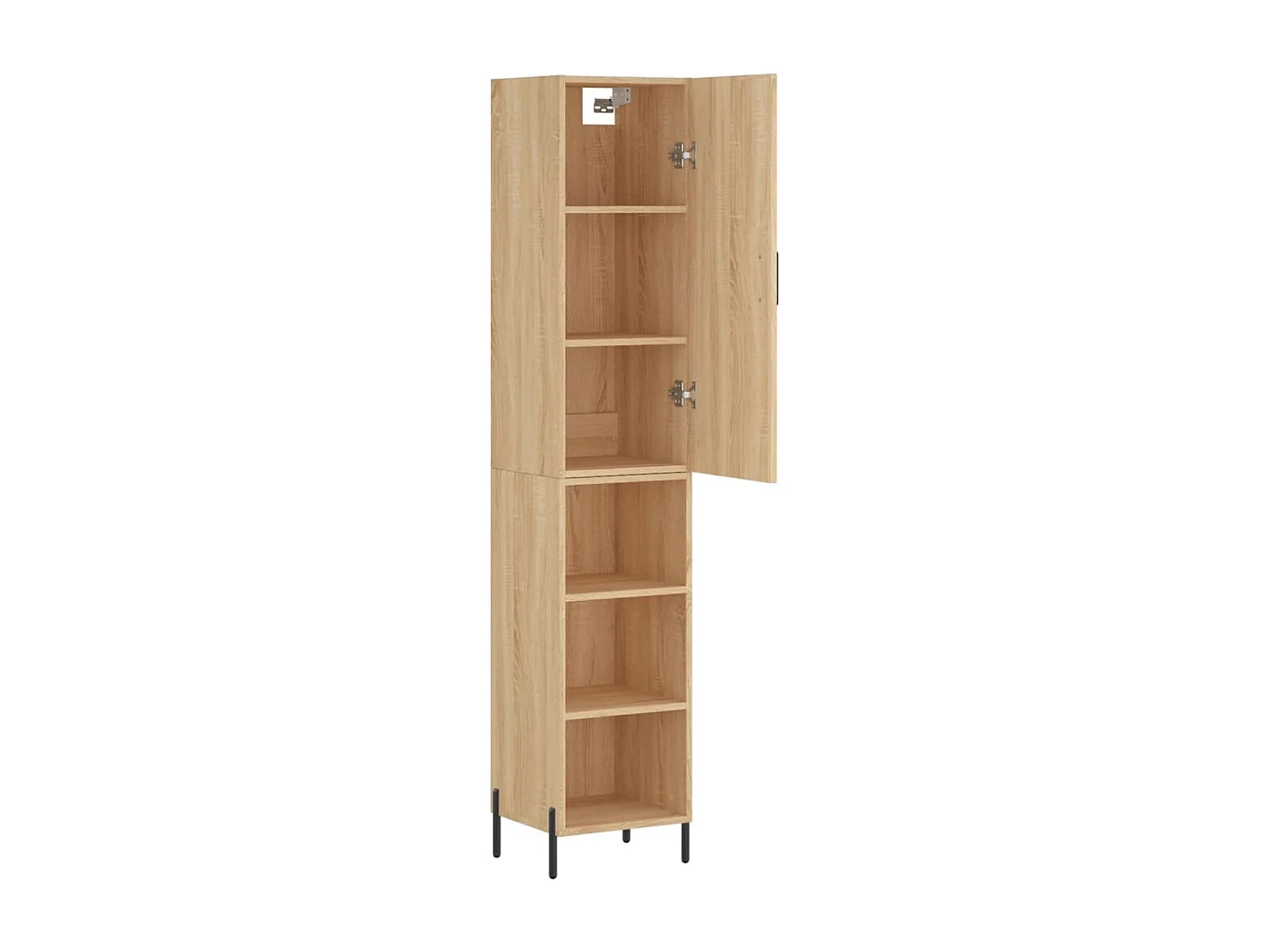 Buffet haut Chêne sonoma 34,5x34x180 cm Bois d'ingénierie