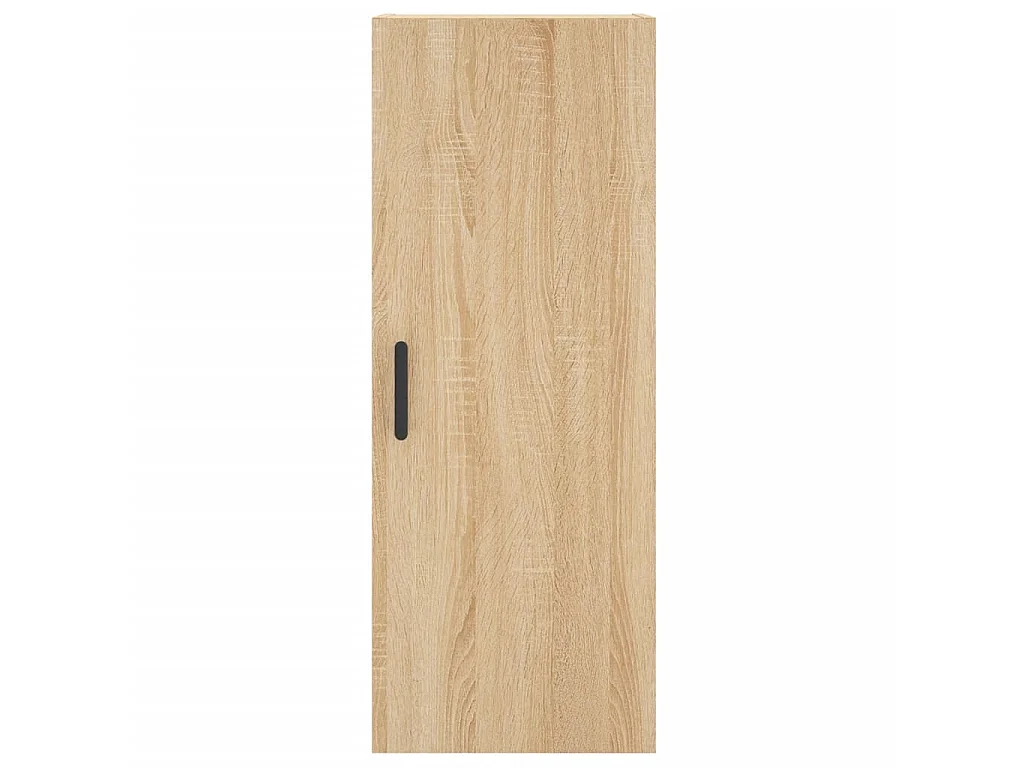 Hoge kast 34,5x34x180 cm bewerkt hout sonoma eikenkleurig