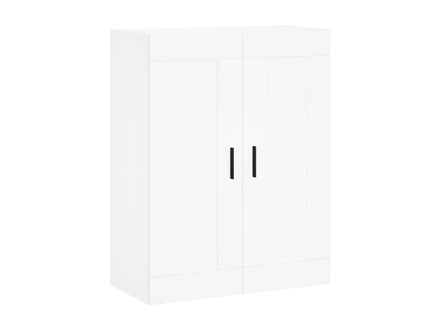 Armoire murale blanc 69,5x34x90 cm bois d'ingénierie