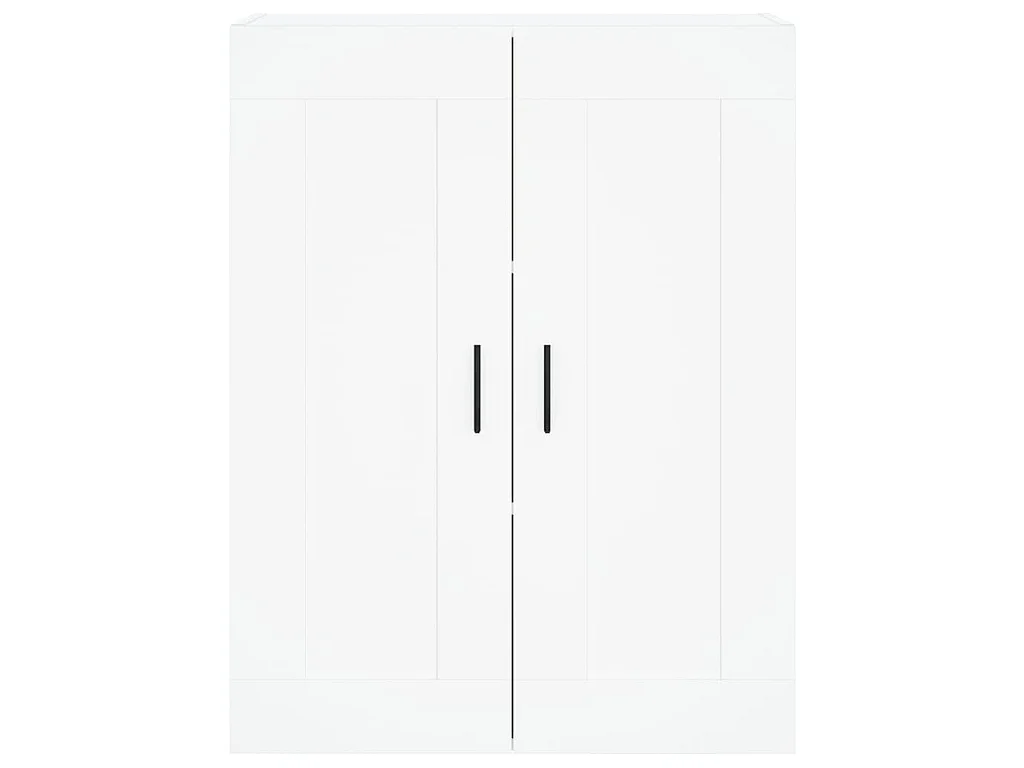 Armário de parede 69,5x34x90 cm derivados de madeira branco