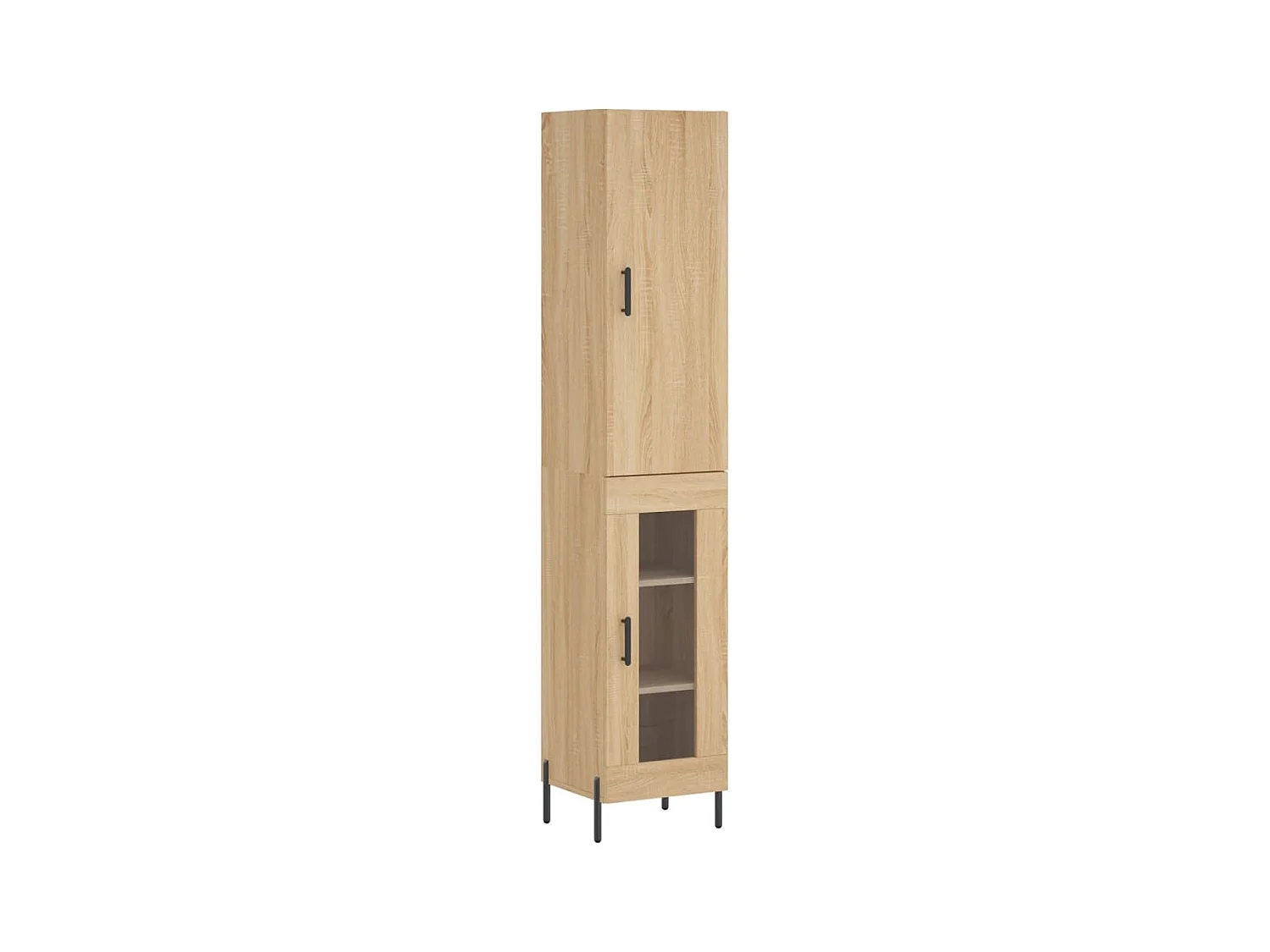 Highboard Sonoma-Eiche 34,5x34x180 cm Holzwerkstoff