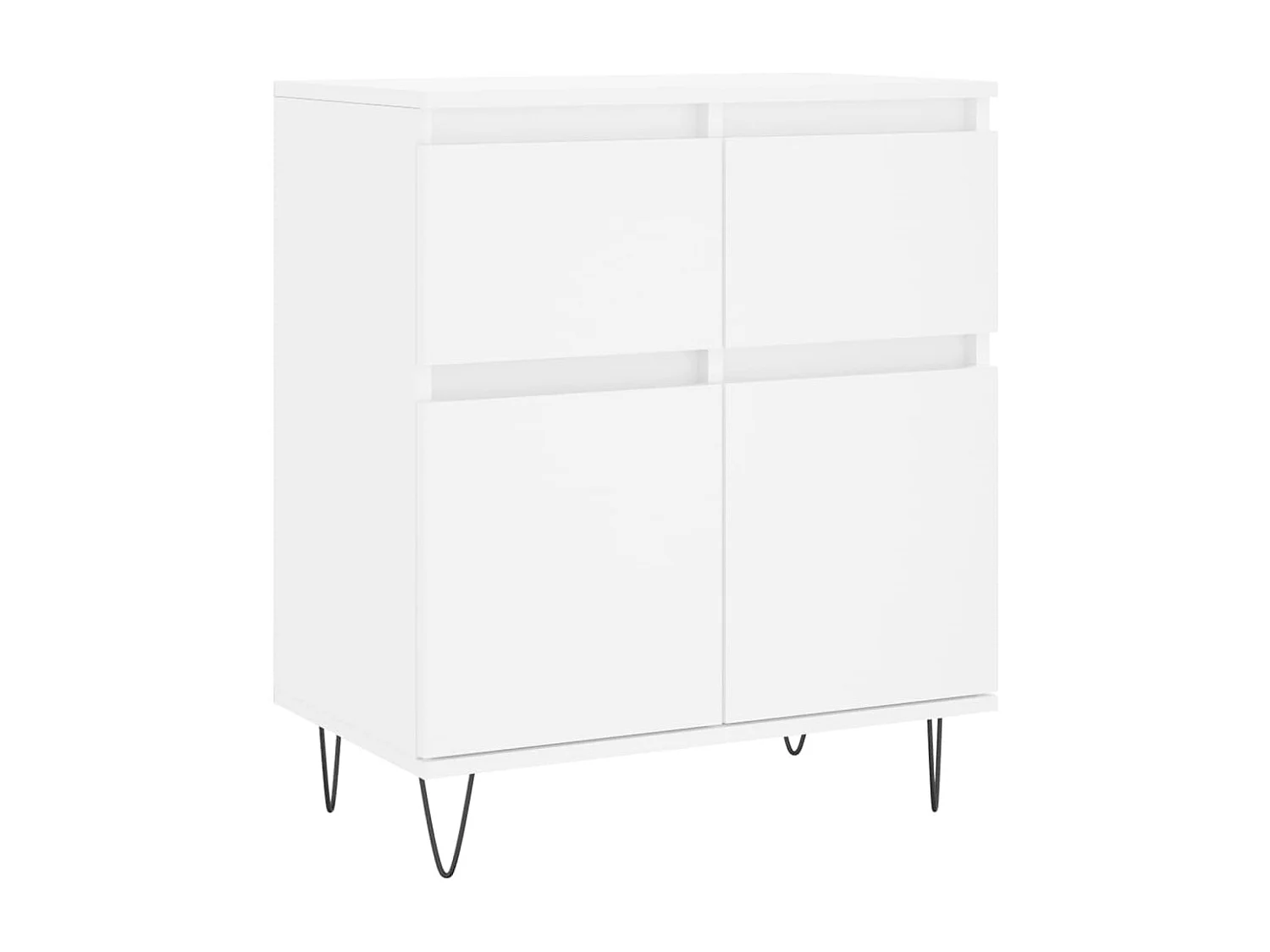 Buffet Blanc 60x35x70 cm Bois d'ingénierie