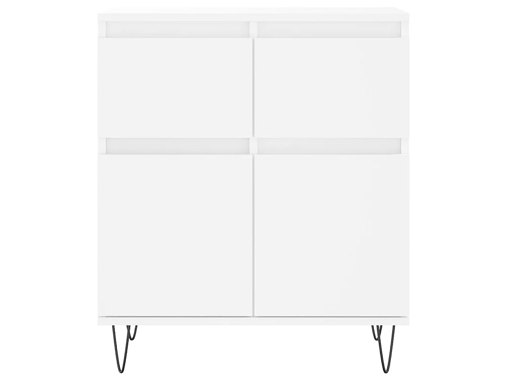 Credenza Bianca 60x35x70 cm in Legno Multistrato