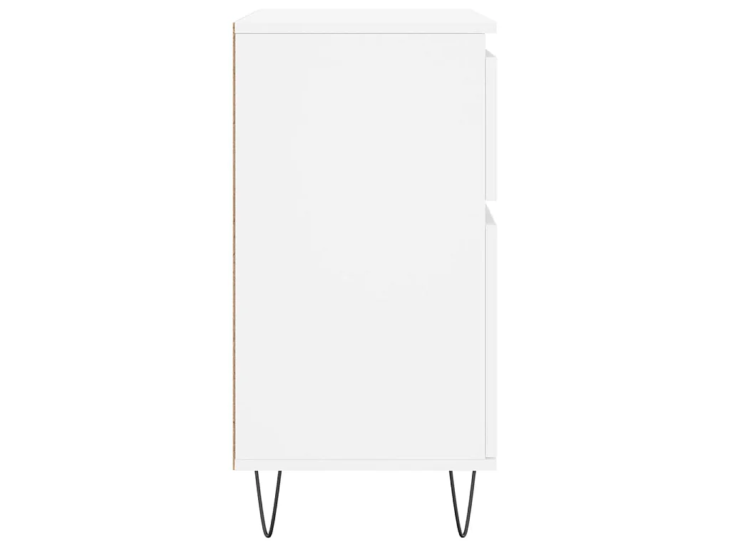 Buffet Blanc 60x35x70 cm Bois d'ingénierie
