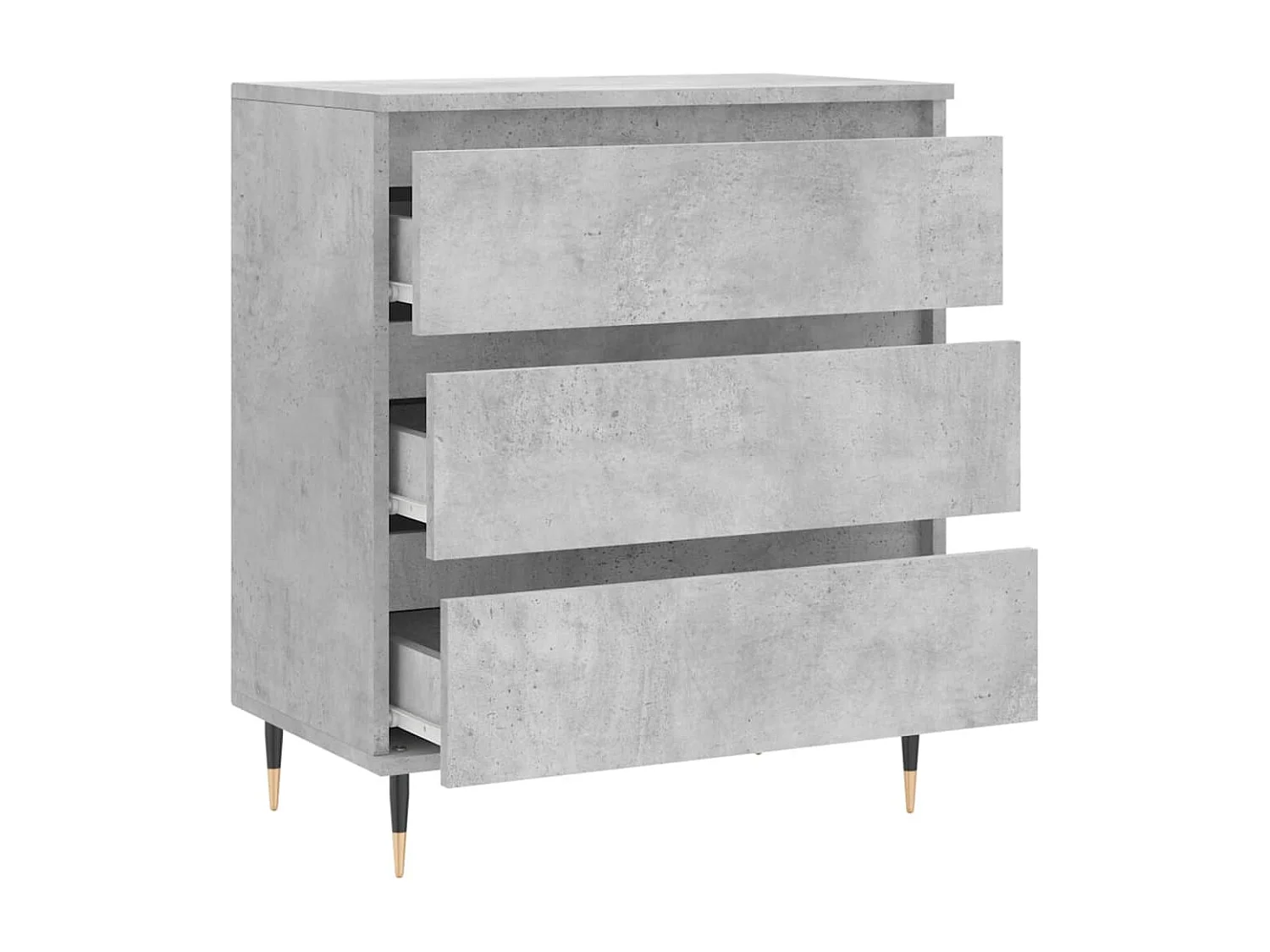 Buffet Gris béton 60x35x70 cm Bois d'ingénierie