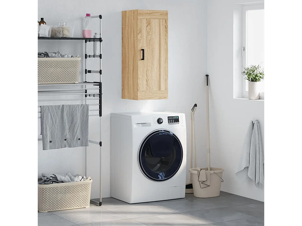 Armoire murale chêne sonoma 34,5x34x90 cm bois d'ingénierie