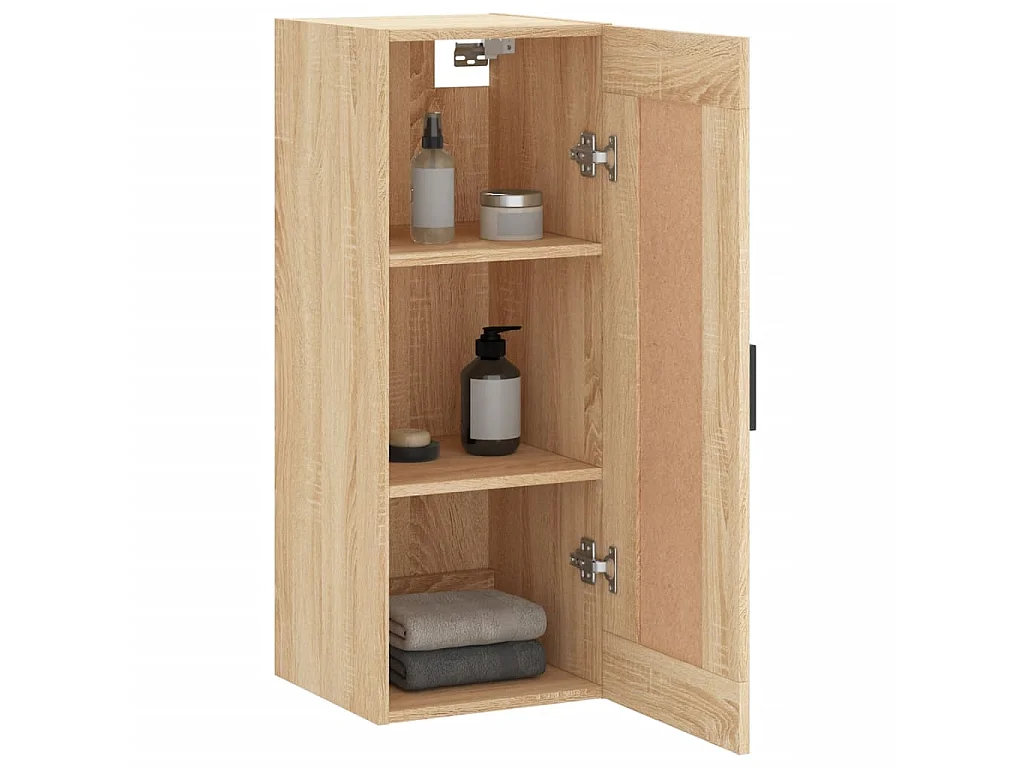 Armoire murale chêne sonoma 34,5x34x90 cm bois d'ingénierie