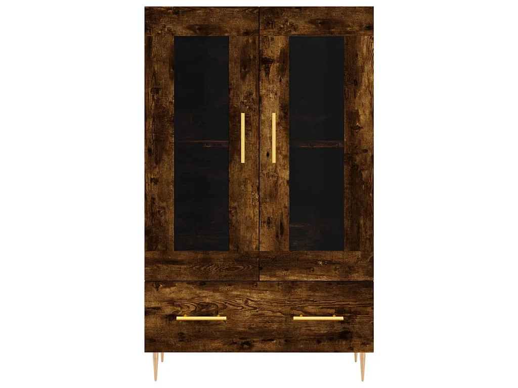 Highboard Räuchereiche 69,5x31x115 cm Holzwerkstoff