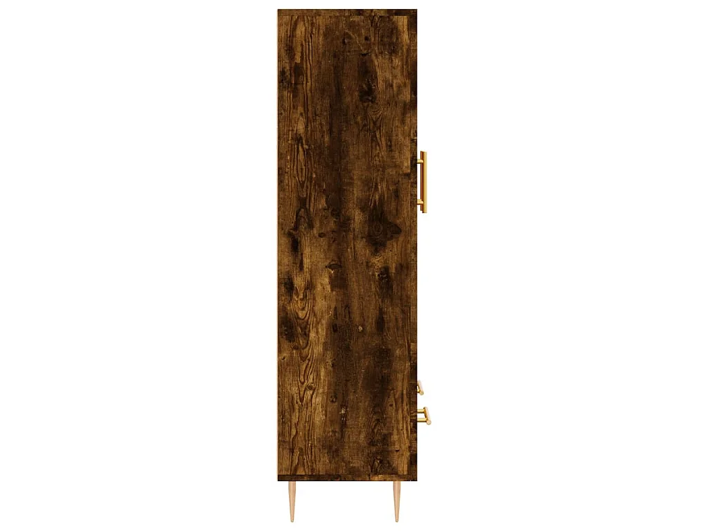 Highboard Räuchereiche 69,5x31x115 cm Holzwerkstoff
