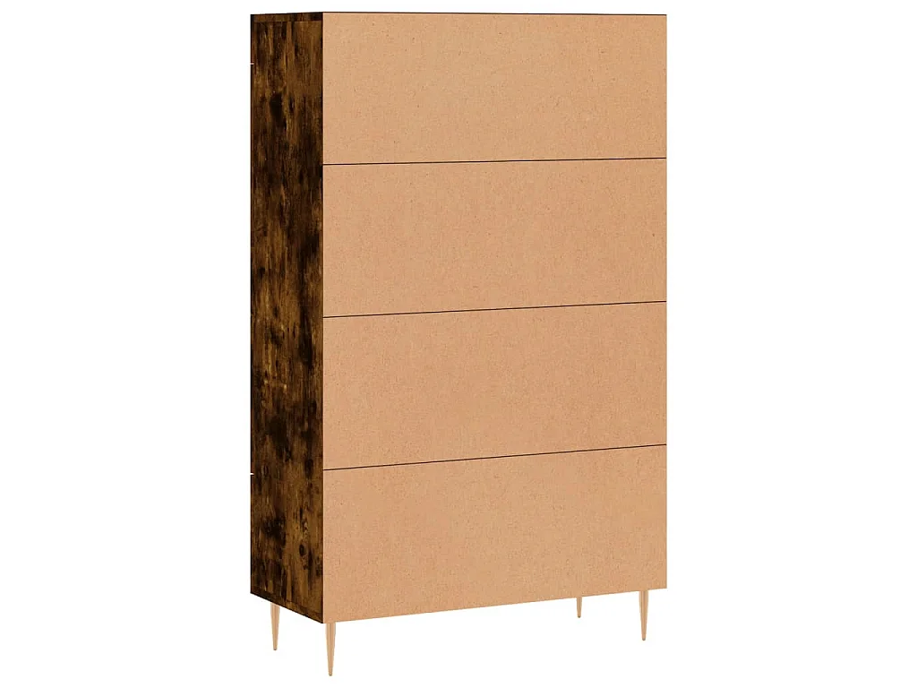 Highboard Räuchereiche 69,5x31x115 cm Holzwerkstoff