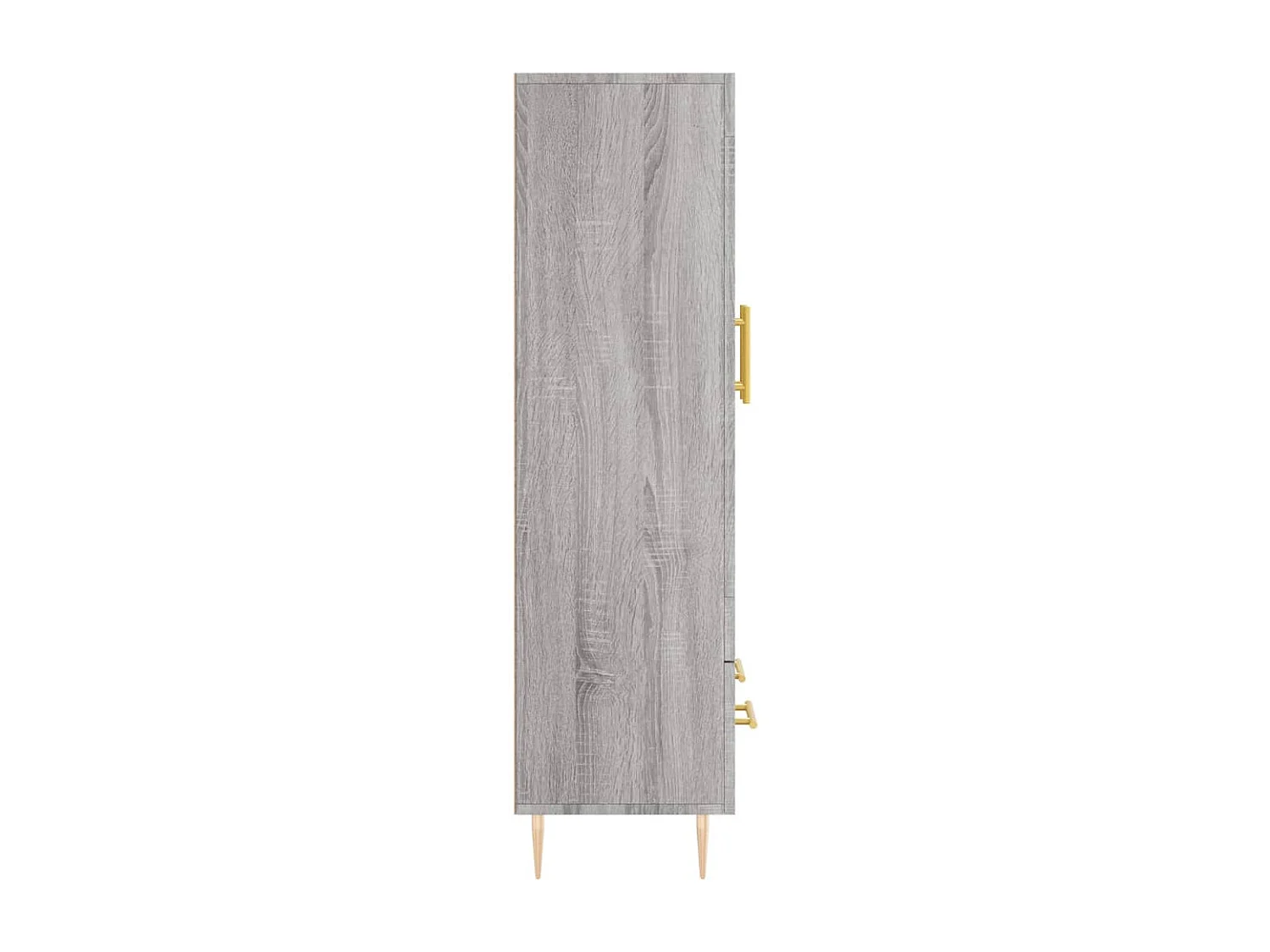 Buffet haut sonoma gris 69,5x31x115 cm bois d'ingénierie