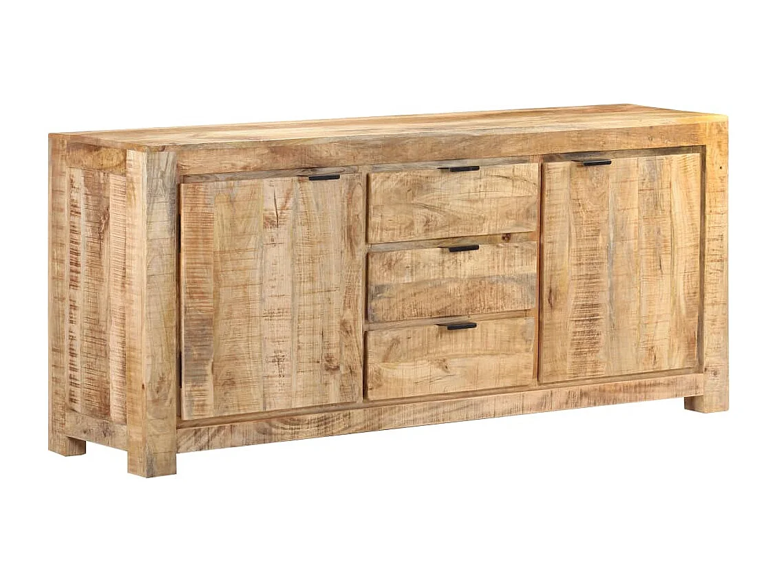 Buffet 175x40x75 cm Bois de manguier brut