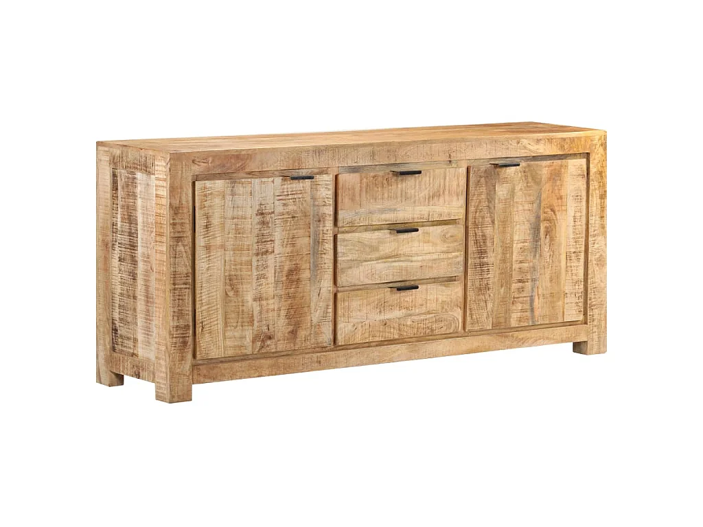 Buffet 175x40x75 cm Bois de manguier brut