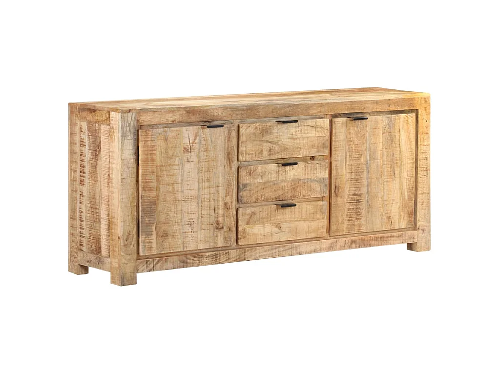 Buffet 175x40x75 cm Bois de manguier brut