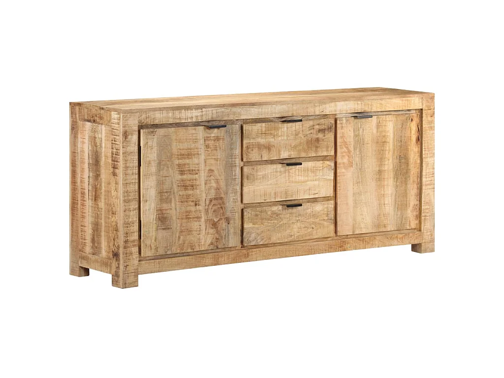 Buffet 175x40x75 cm Bois de manguier brut