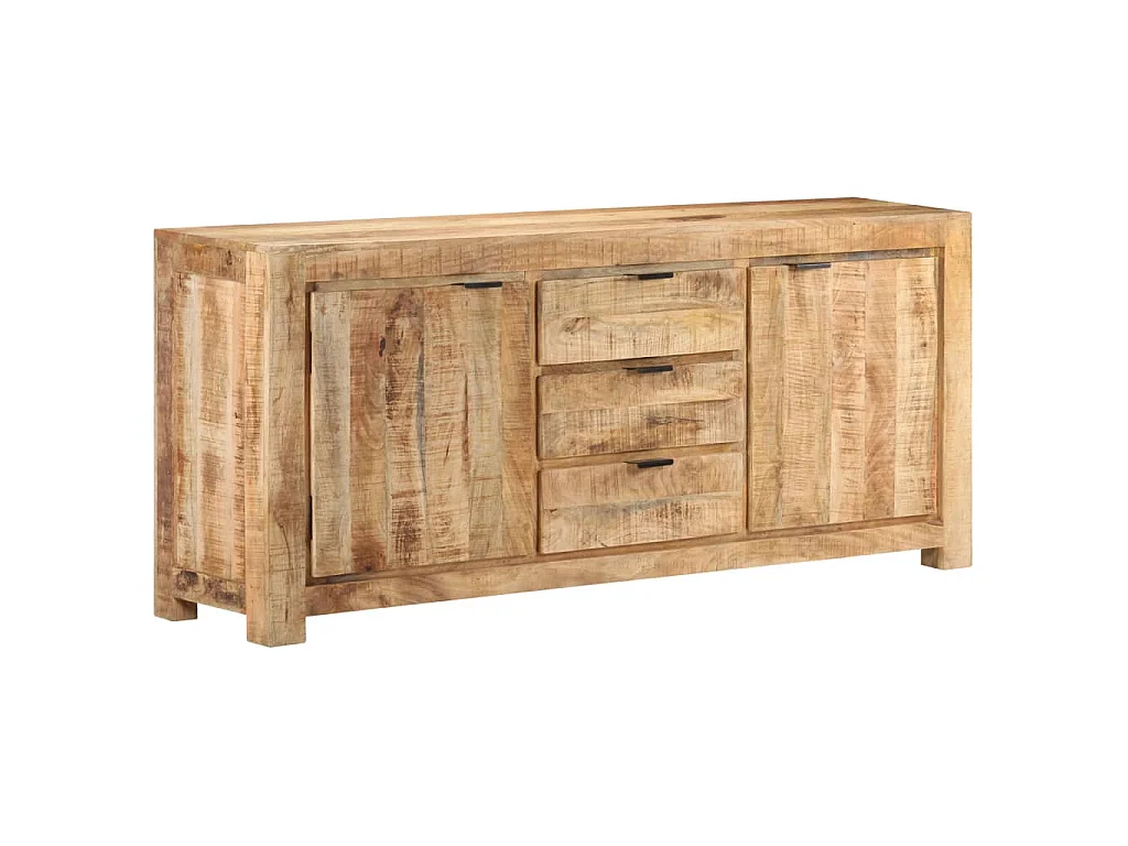 Buffet 175x40x75 cm Bois de manguier brut