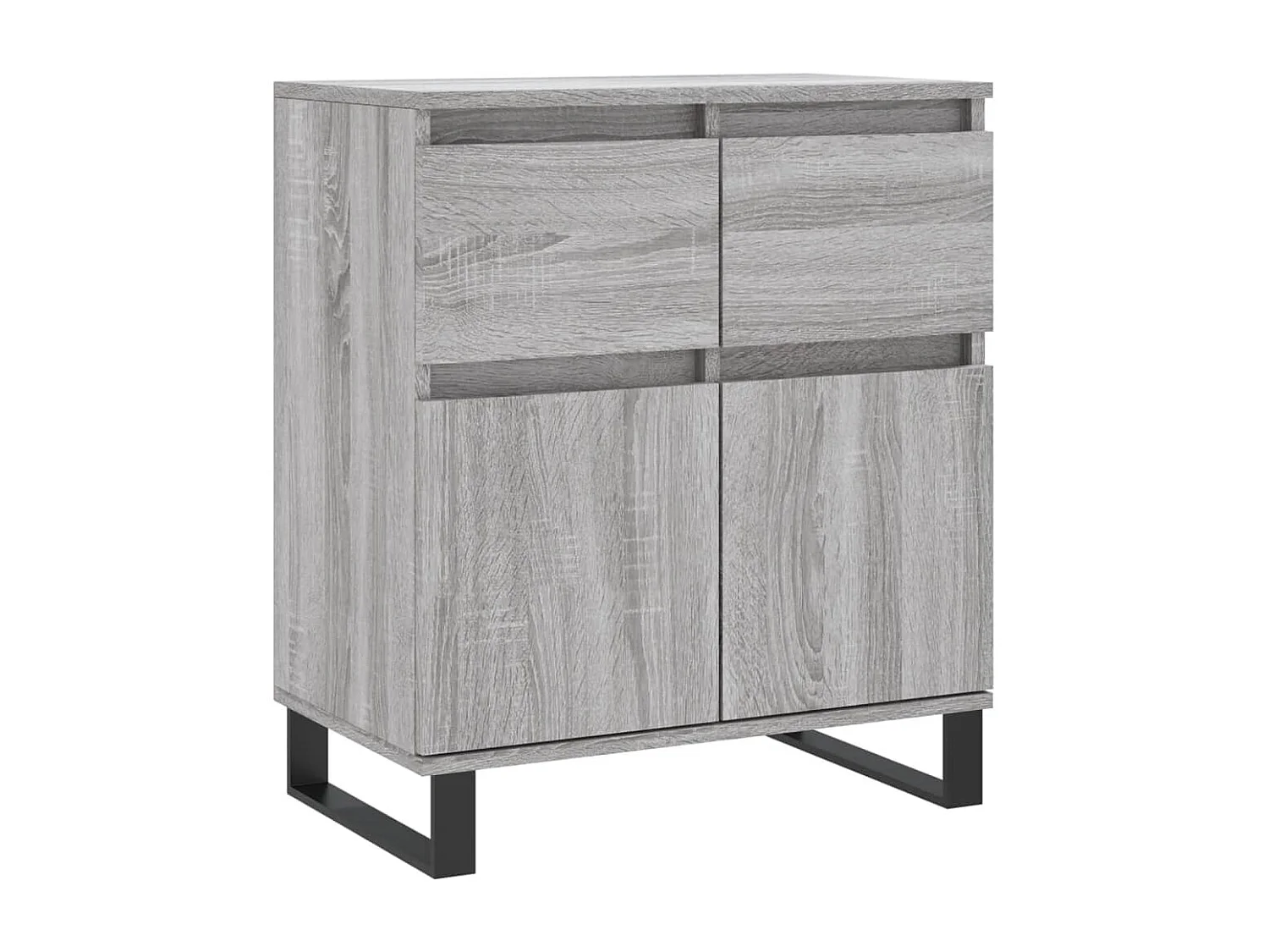 Sideboard Grau Sonoma 60x35x70 cm Holzwerkstoff