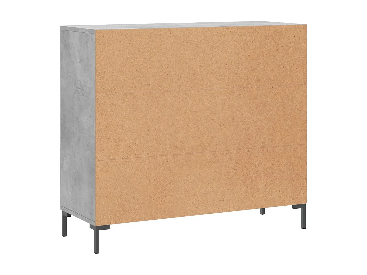 Sideboard Betongrau 90x34x80 cm Holzwerkstoff