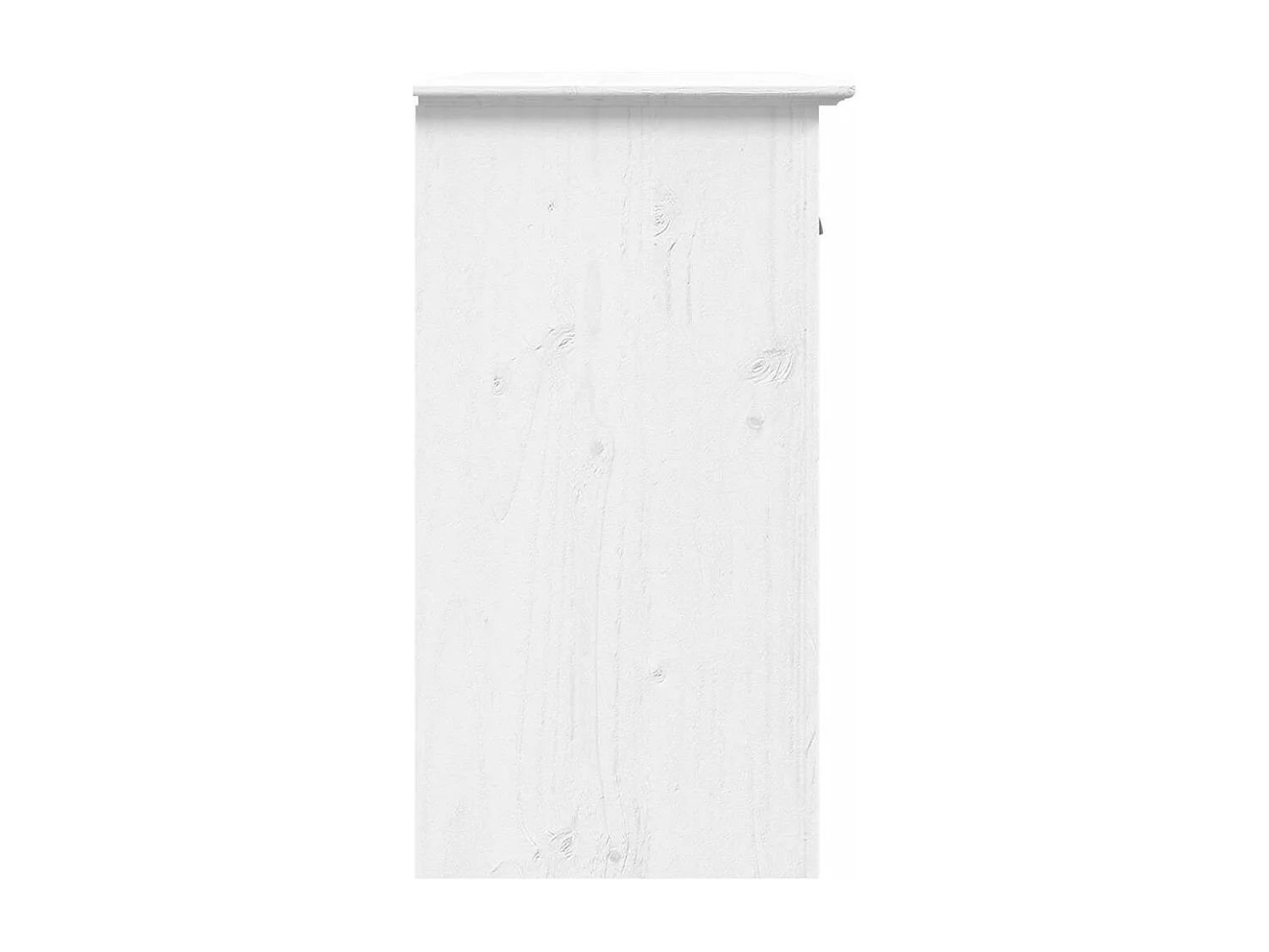 Sideboard BODO Weiß 115,5x44x80 cm Massivholz Kiefer