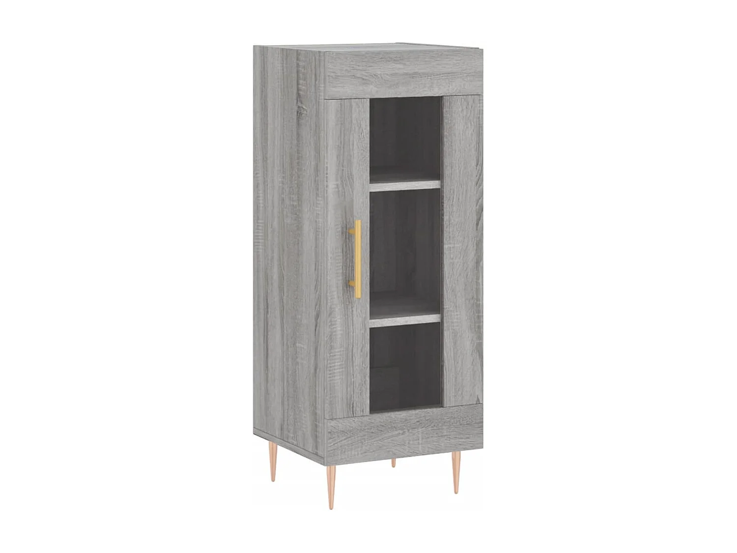 Highboard Grau Sonoma 34,5x34x180 cm Holzwerkstoff