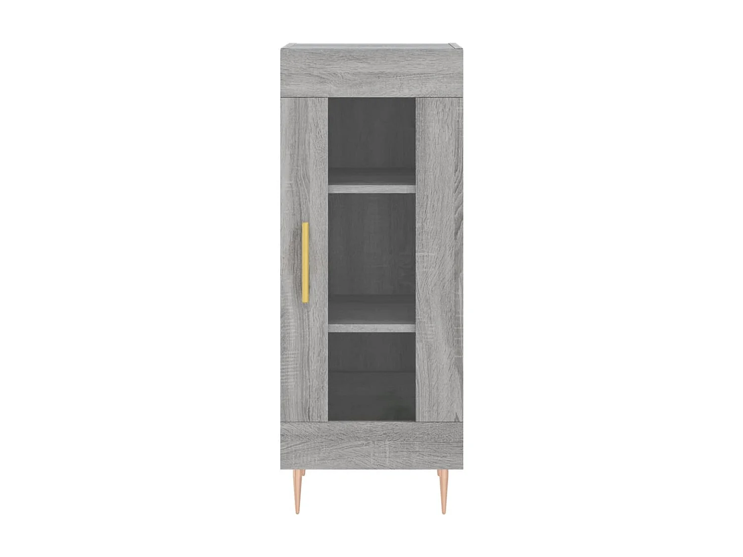 Highboard Grau Sonoma 34,5x34x180 cm Holzwerkstoff