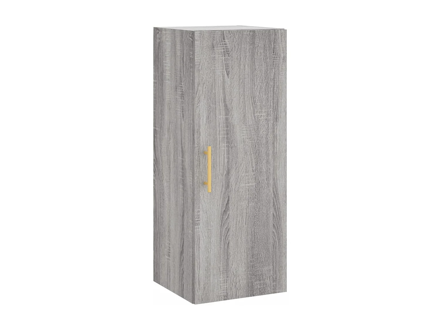 Highboard Grau Sonoma 34,5x34x180 cm Holzwerkstoff