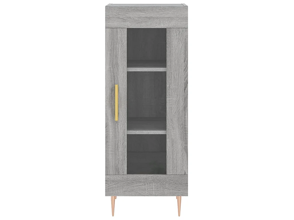 Buffet haut Sonoma gris 34,5x34x180 cm Bois d'ingénierie
